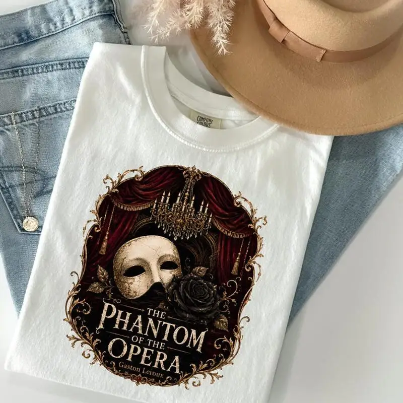 The Phantom Of The Opera Dark Academia Gothic Literary T-Shirt