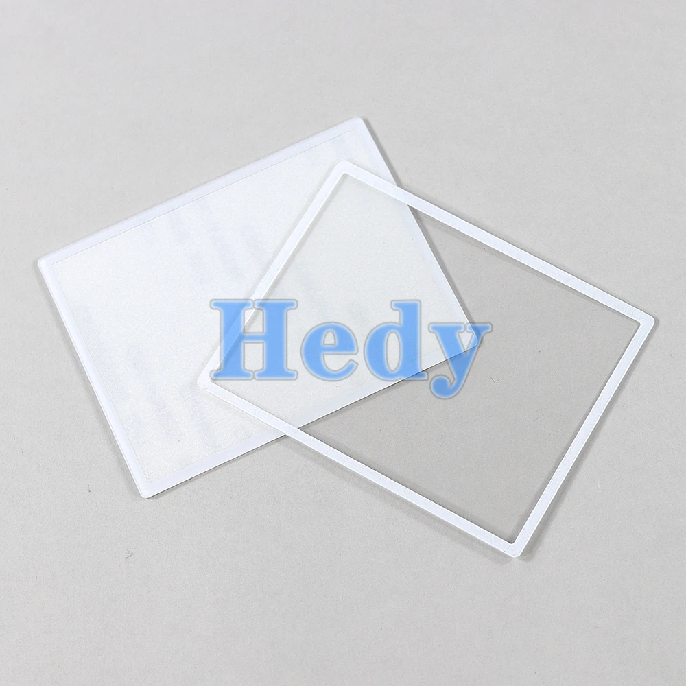 상단 상단 렌즈 LCD 스크린 미러 플라스틱 커버, DSI NDSi 전면 LCD 스크린 프레임 미러 교체, 1 개