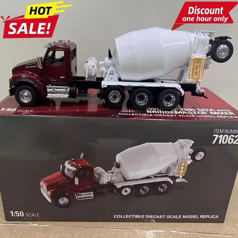 

1:50 Concrete Mixer Truck Diecast Model Fits T880 Alloy Construction Vehicle Collection 71062