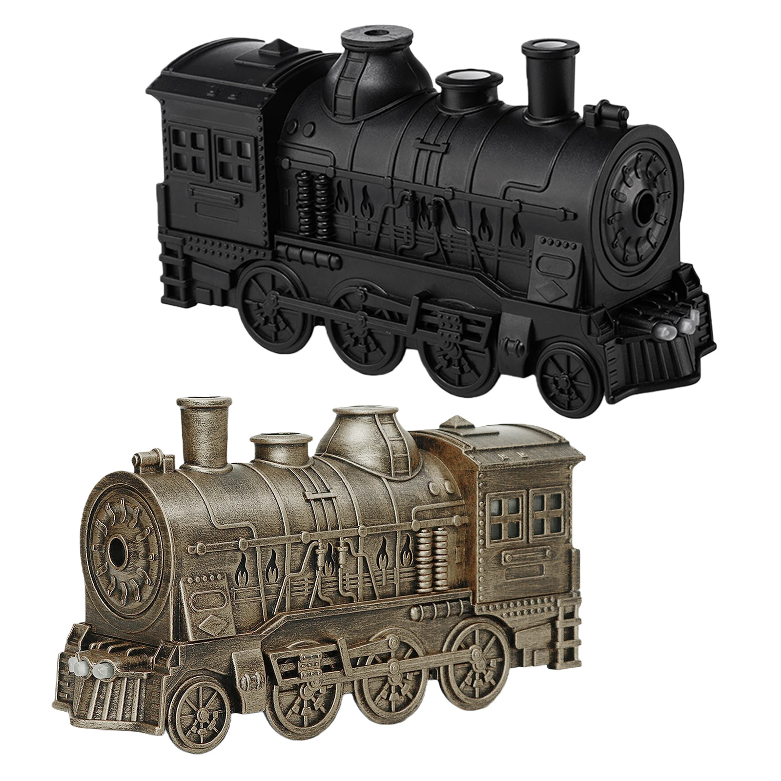 

Аромадиффузор-увлажнитель воздуха «Винтажный паровоз» 300 мл с двухцветной LED-подсветкой для релаксации, домашнего декора и подарков