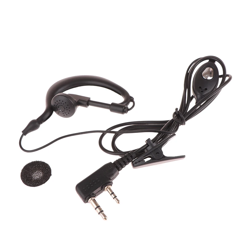 For Baofeng BF-888S UV5R Walkie-Talkie 992 Earwear 2 Pin K Type Walkie Talkie Headset Earphone Wired Two Way Ham Radio Earpiece