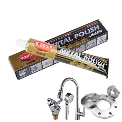Germany AUTOSOL Metal Polishing Paste 100g/50g Cream for Chrome Stainless Steel Aluminum Brass Rust Remover Mirror Shine Repair