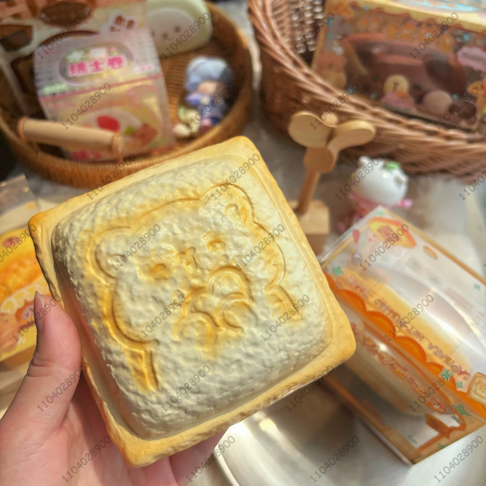 Capybara Bakery Slow Rising Squishy Capybara Toy Bread Pastry Cake Squeeze Stress Relief Soft Rebound Hand Relaxing Gift