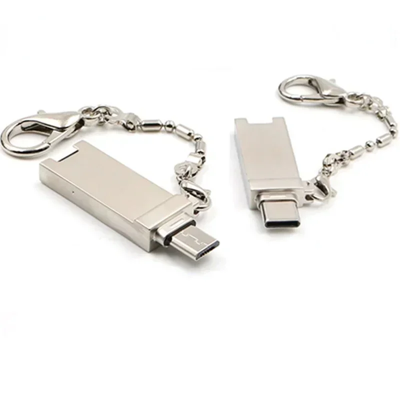 Leitor de Cartão Micro USB OTG, Tipo C, Bolso Mini, Adaptador, Suporte Micro SD, TF para Xiaomi Laptop, Tabela, 1Pc