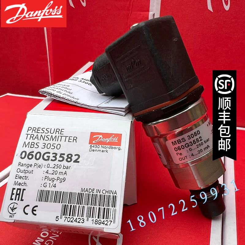 Novo transdutor de pressão original Danfoss 060G6178 0-400barr