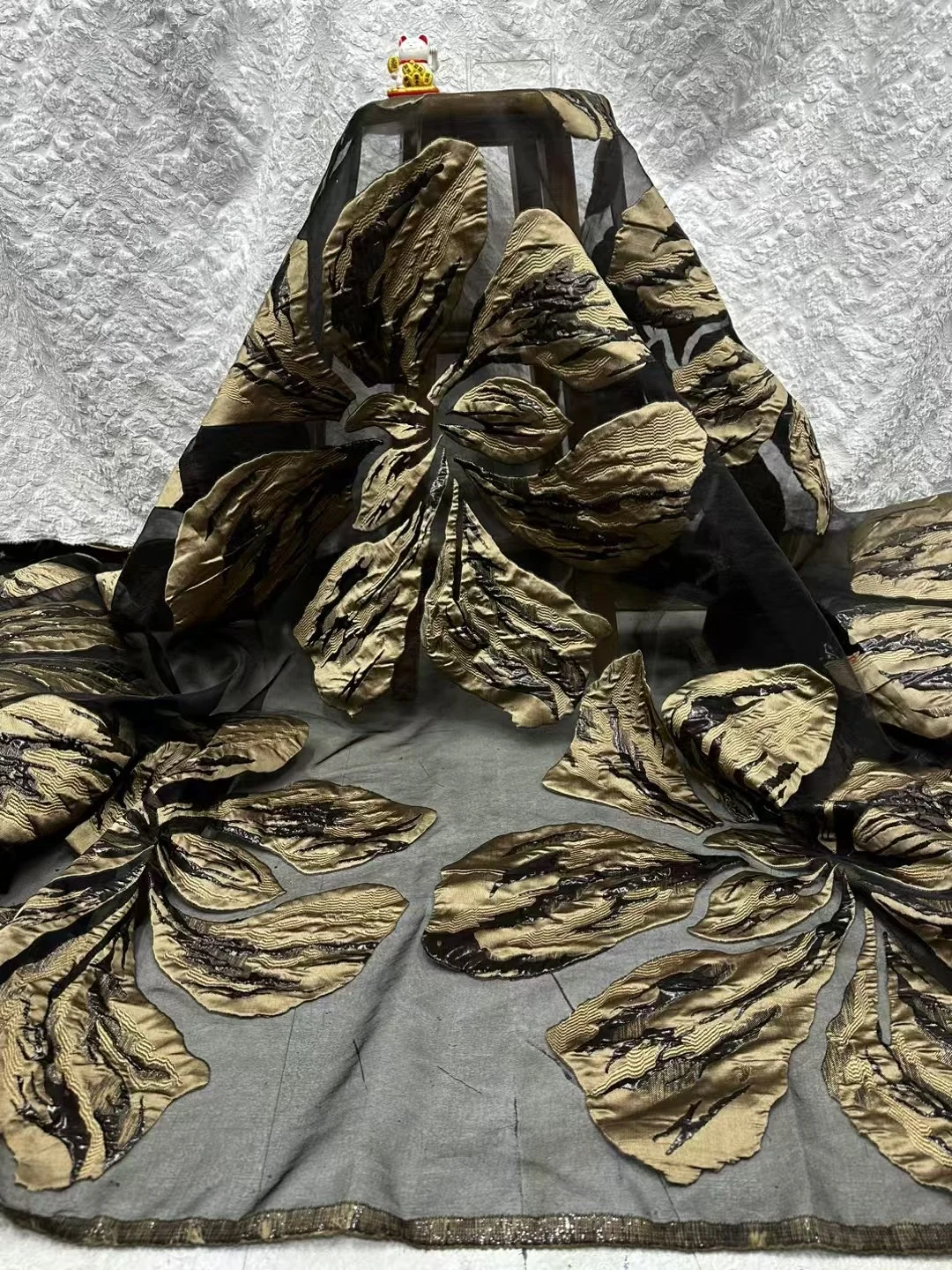 Сетчатая жаккардовая парча, африканская кружевная ткань, 5 ярдов, высокое качество, нигерийский тюль, кружевная ткань для свадебного платья, свадебное шитье