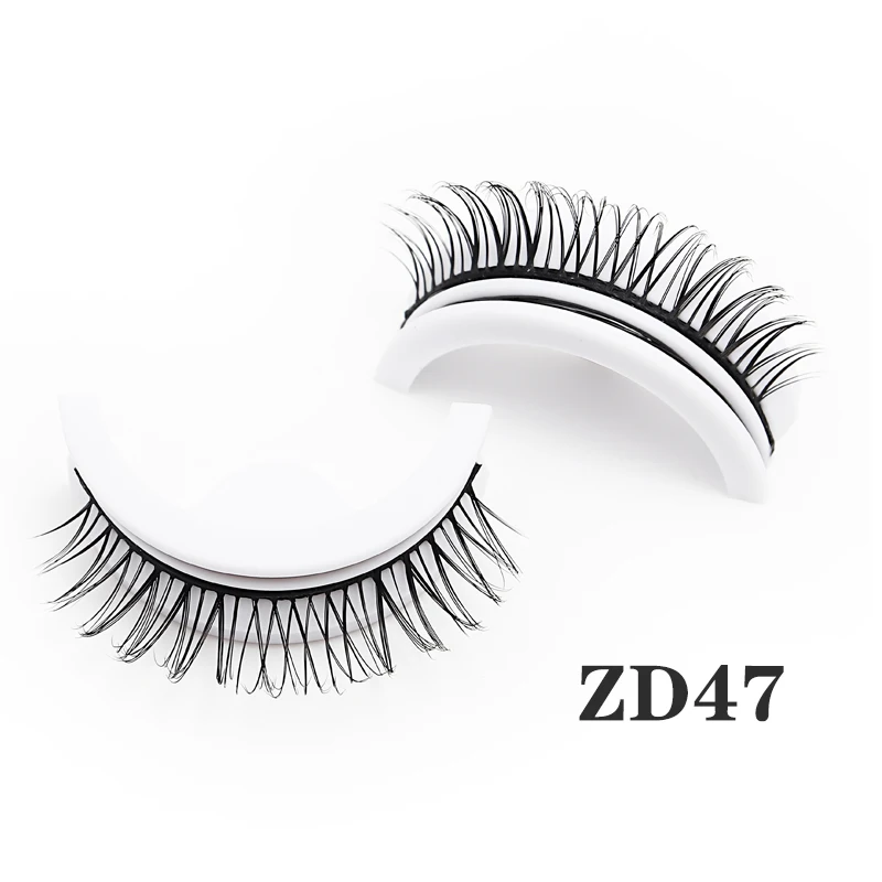 DINGSEN Koreanische Selbstklebende Wimpern Natürliche Wiederverwendbare Wimpern Manga-Wimpern Make-up-Produkte Ohne Klebstoff Wimpern – Detail 20