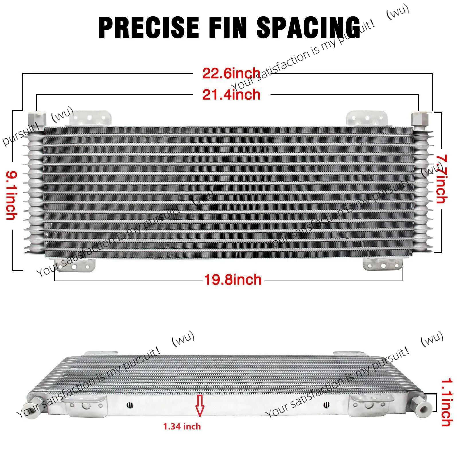 Suitable for all automotive transmission radiator oil cooler kits, with additional oil radiator kits