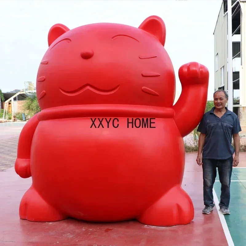 

Уличная декоративная скульптура TAO Lucky Cat из стеклопластика для креативного оформления