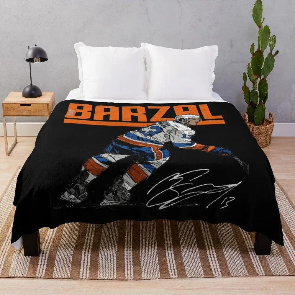 

Mathew Barzal Hyper Throw Blanket Lightweight Warm Blanket for Indoor Outdoor Use