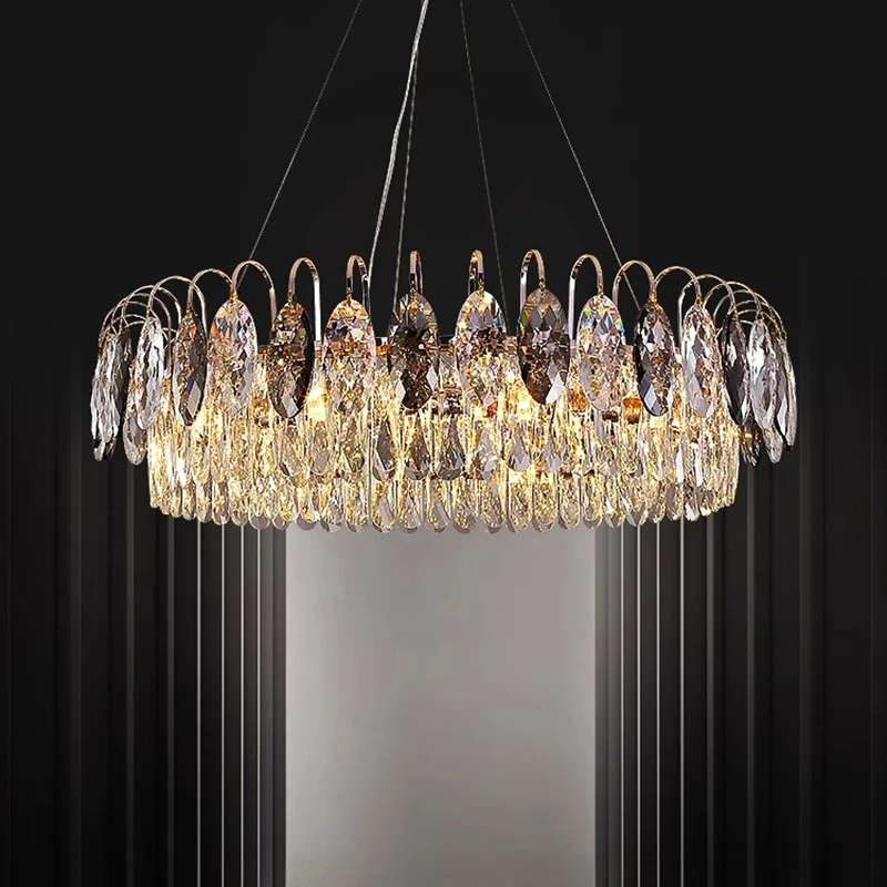 

home decorationPendant lights, luxury crystal living room chandelier, bedroom Pendant lamp, ceiling light, indoor lighting