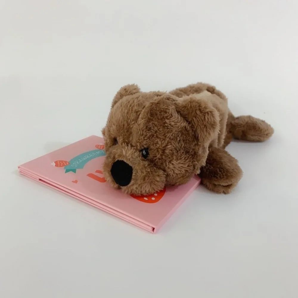 لطيف سعة كبيرة أفخم حقيبة أقلام رصاص الحيوان لينة الدب قلم رصاص الحقيبة تخزين سستة الكرتون دمية دب الأطفال