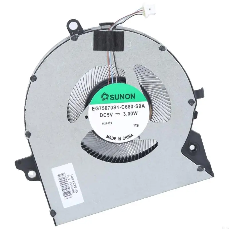 62KA CPU GPU Lüfter Laptops Kühlungslüfter DC5V 4Pin Kühler für OMEN 7/8 16-B 16-C TPN-Q265 TPN-Q267