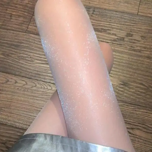 

Women's Faion Sparkling Poer Tights High Waist Straight Leg Pants Summer Anti-UV Casual Pants ex Neutral Sle