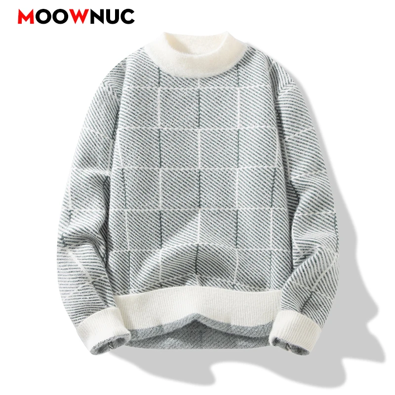 

Весенние пуловеры, уличная мужская одежда, свитер для мужчин, мужская толстовка, вязаная осенняя модная повседневная мужская одежда, теплая однотонная мужская одежда