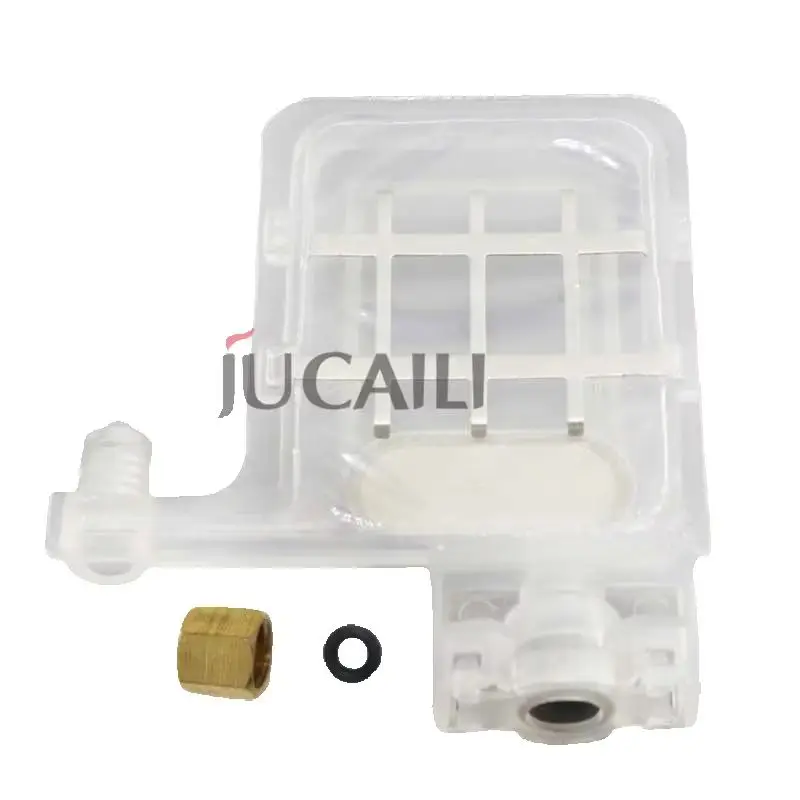 Jucaili 10pcs DX5 Big Ink Damper for DX4 DX5 XP600 Head for Allwin Xuli Printer Ink Dumper with Connector Transparent