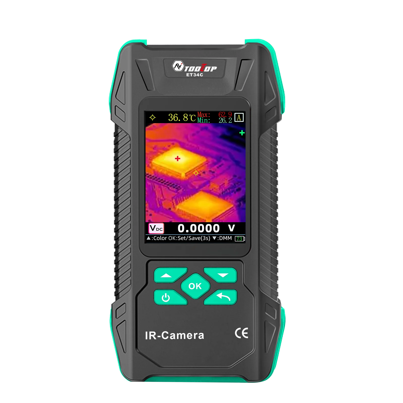 TOOLTOP Smart Infrared Thermal Imager ISR 240*240 Magnetic Macro Lens Precision Thermal Imaging Camera For PCB HVAC Pipe Inspect