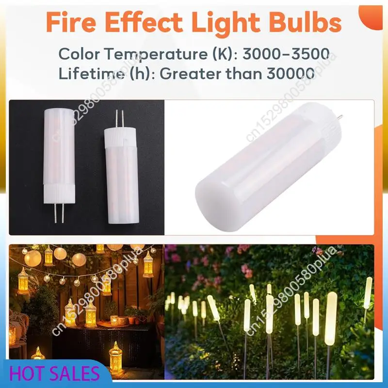 

AB31-2Pcs 3W 230 Lm G4 LED Corn Lights 36 Leds SMD 2835 Flame Effect Warm White DC 12V ( Warm White, DC12V)