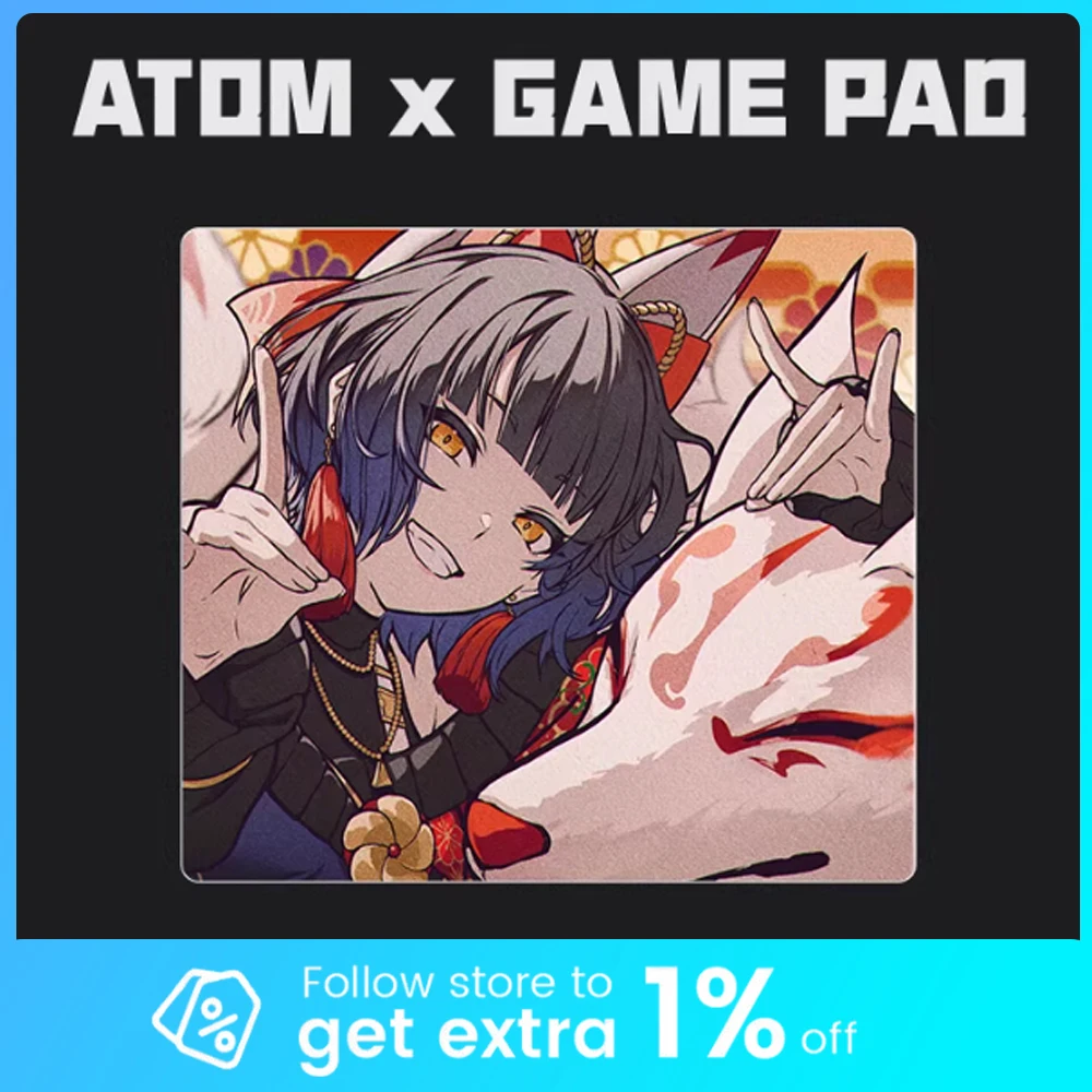 

Игровой коврик для мыши ATOM Resin, для FPS, скорости и точности, водонепроницаемый, нескользящий, для CSGO, APEX, Valorant, аксессуары для ПК, подарки