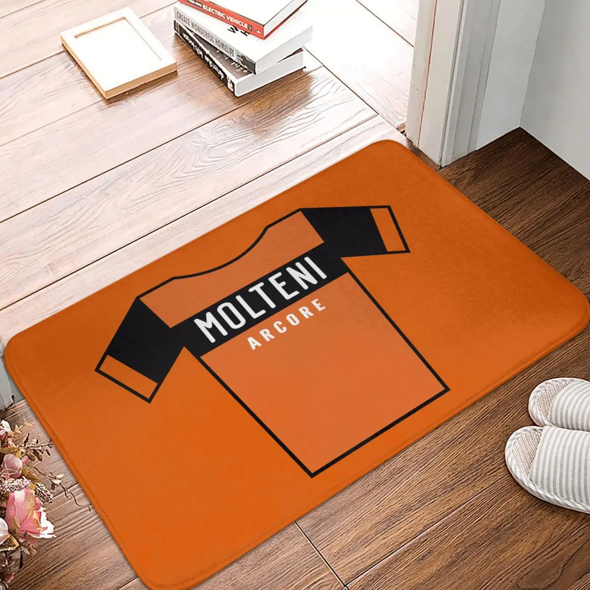 Retro Jerseys Collection - Molteni 40x60cm Carpet Polyester Floor Mats Fashionable Anti-Slip Home Decor