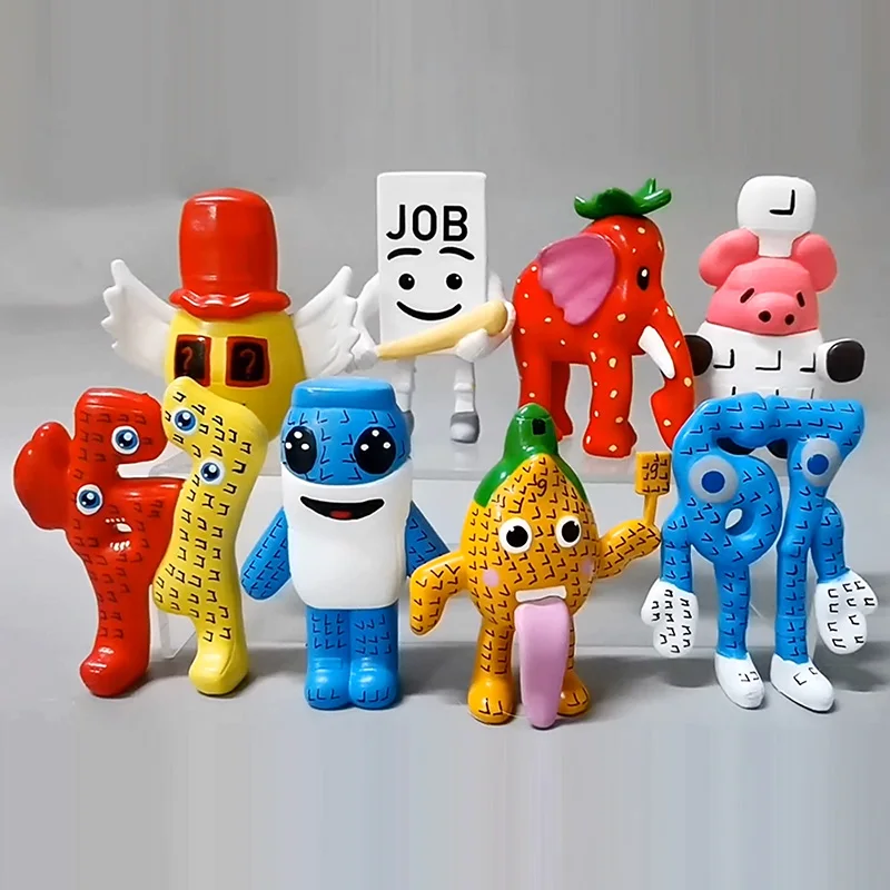 2026 جديد 8 قطعة/المجموعة سرقة لعبة Brainrot الشكل اللعب رقم. 9 رقم. 67 أنيمي نموذج اللسان الشكل اللعب الشكل عيد الميلاد السنة الجديدة هدية