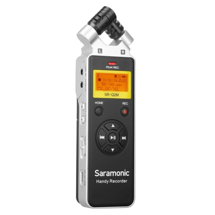 Saramonic SR-Q2M Two-channel Handheld LCD Display Stereo Audio Recorder