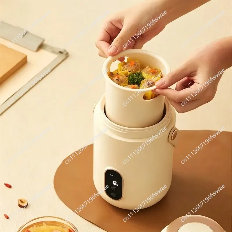 For Mini Electric Hot Pot Portable Cooking Cup Multifunction Non Stick Electric Boiling Pot Smart Small Cooker