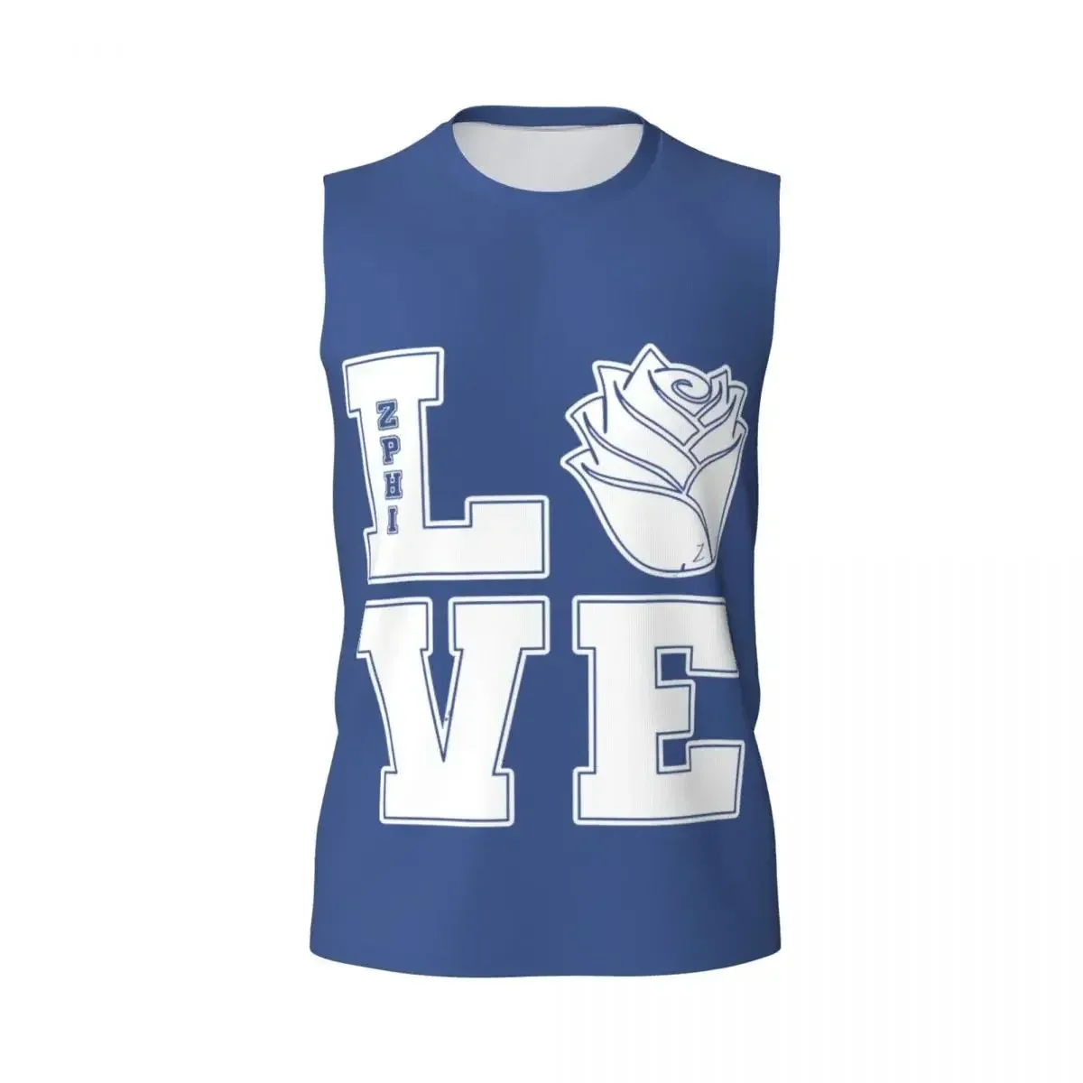 Zeta Phi Beta ZPB Sorority Athletic Men's Hd Print Cotton Tank Top Muscle Tee Sleeveless T-Shirt Tagless Tank Undershirt