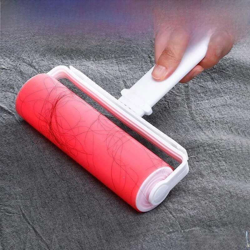 

Многоразовый липкий ролик для удаления волос и пыли с одежды, инструмент для уборки дома, ролик для удаления шерсти животных