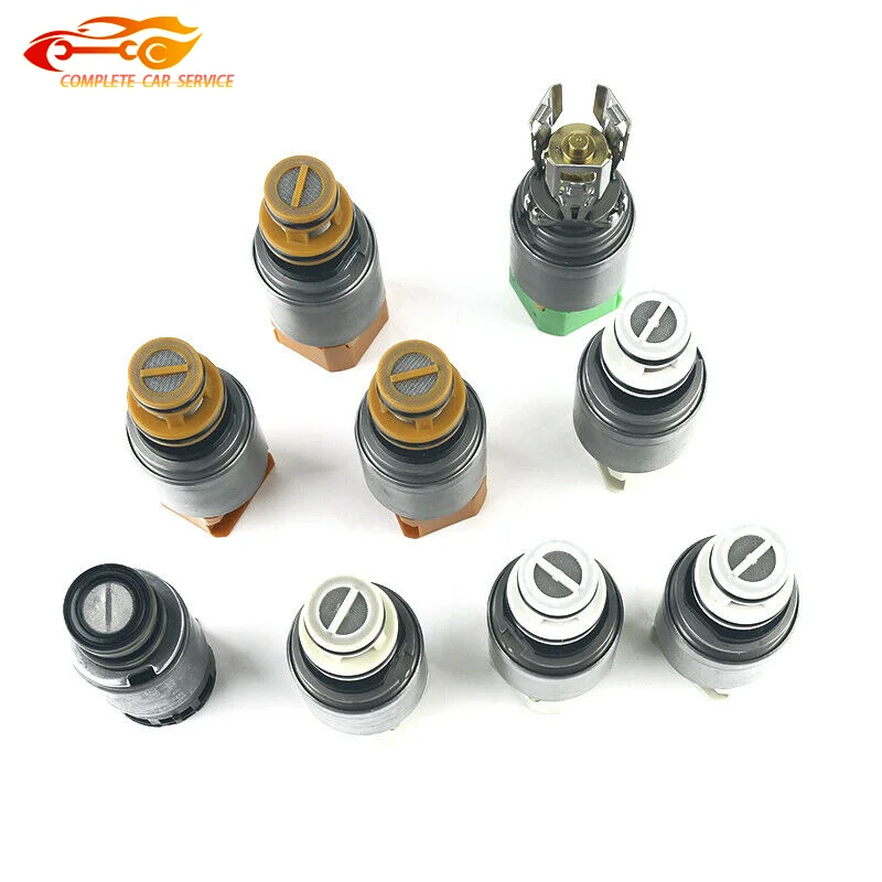 ZF 8HP45 Transmission Solenoid Valve 9 PCS Set 8 SPEED Suit For BMW Audi Q7 Jaguar XJ Range Rover