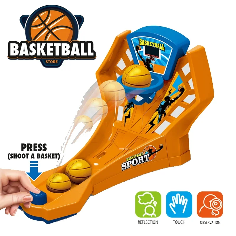 Indoor Sport Basketball Shooting Machine Toy Table Game Funny Kids Desktop Basketball Shooting Toy Board Game