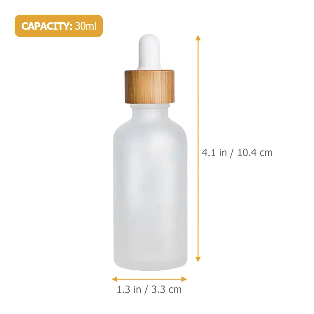 

8Pcs Essential Oil Bottles Frosted Glass Dropper Bottles Portable Travel DIY Aromatherapy Liquid Storage Essential Oil Bottle