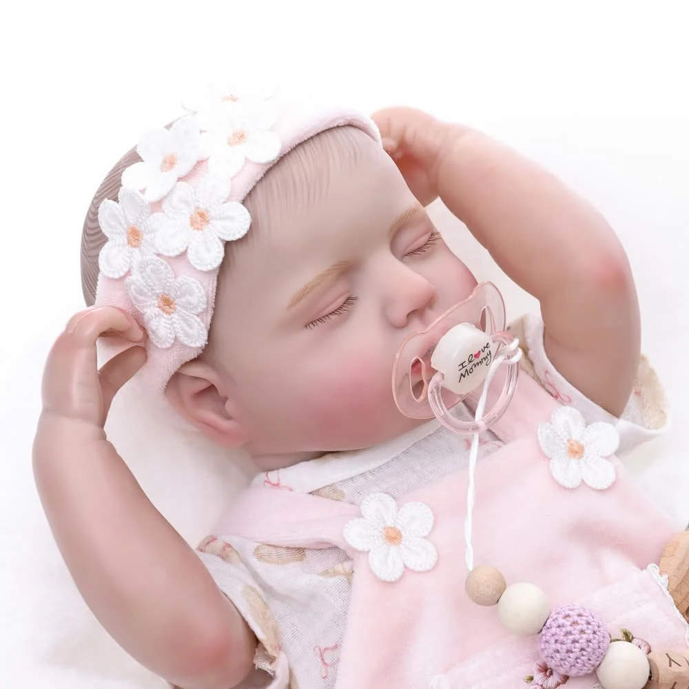

Cloveray 47 cm Milla Full-Body Soft Vinyl Realistic 20-inch Waterproof Reborn Doll Simulation Doll Dress-up Dame Washable Toy