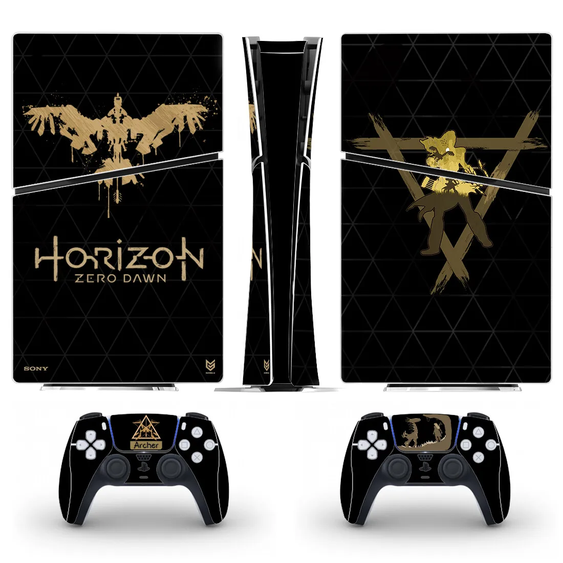 ملصق الجلد الرقمي لوحدة التحكم و 2 وحدات تحكم ، غطاء لصائق الفينيل ، الأفق Forbidden الغربية ، جديد