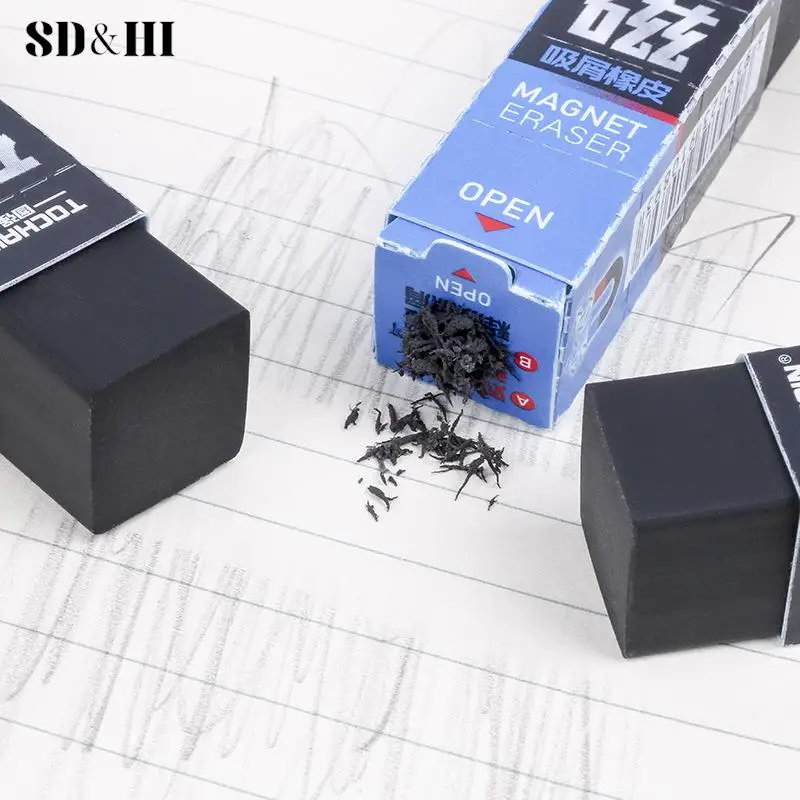 Cool Special Creative Eco-Friendly Magnet Rubber Magnetic Eraser Children's Fun   