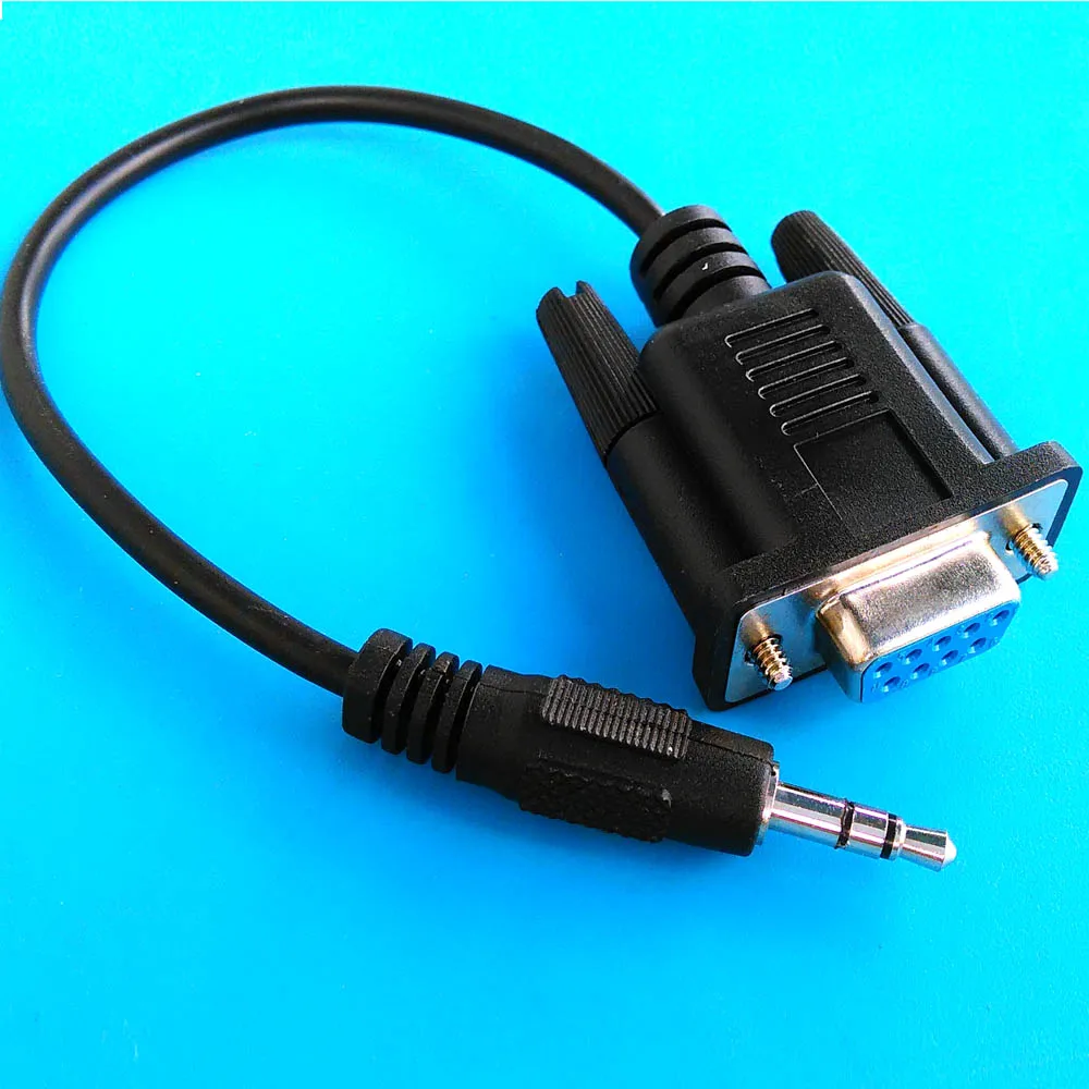 USB/RS232 to Stereo Aux DB9 to 3.5mm TRS Cable for Intel Galileo Gen1 Demo Development Board Debug Flash Program Config Cable