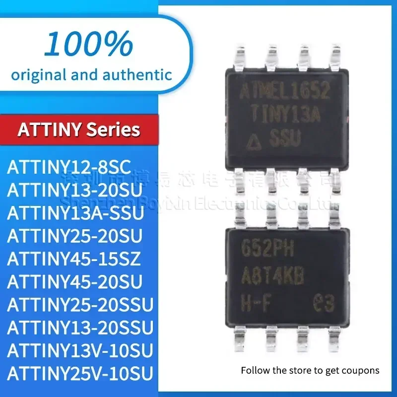 ATTINY12-8SC 13-20SU 45-15SZ 45-20SU 25-20SU 13A-SSU 25-20SSU 13-20SSU 13V-10SU 25V-10SU IC chips