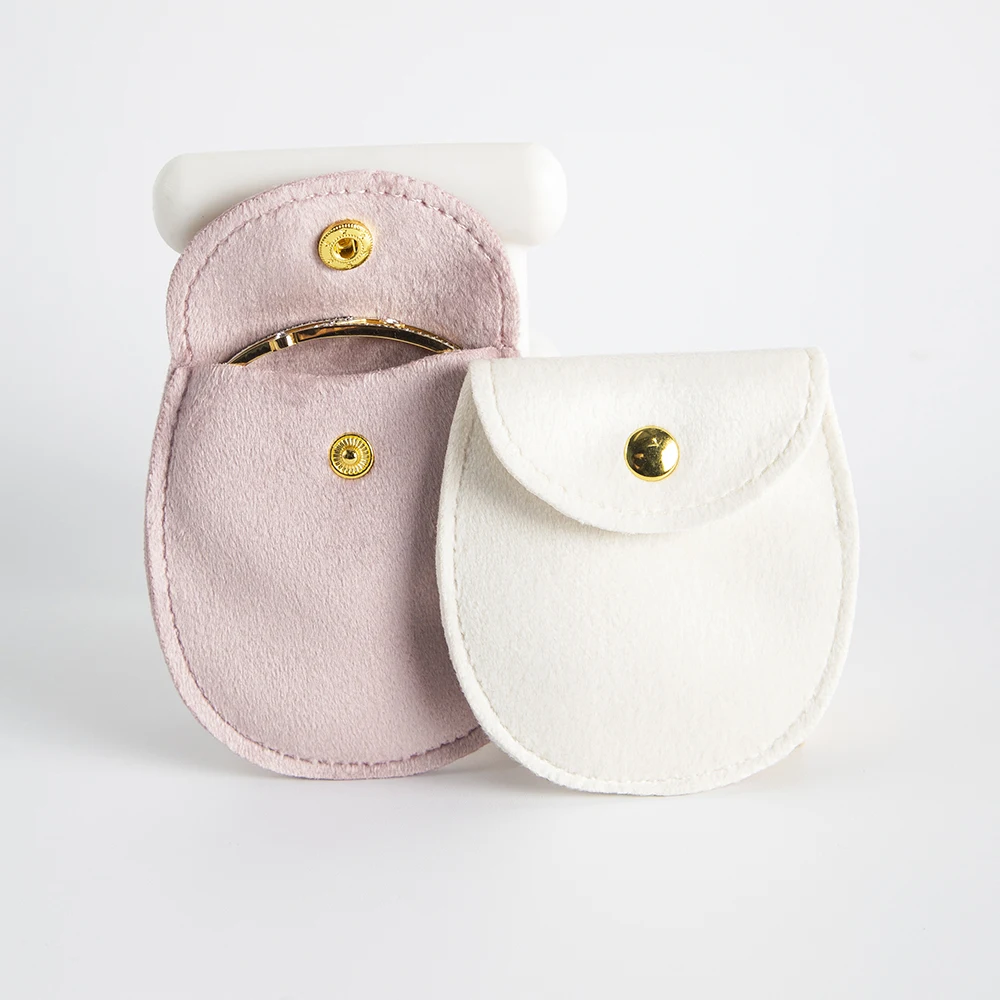 10pcs Velvet Snap Jewelry Bag Ring Bracelet Gift Packaging Bag Travel Party Storage Case for Men Women Watch Lovers Game props