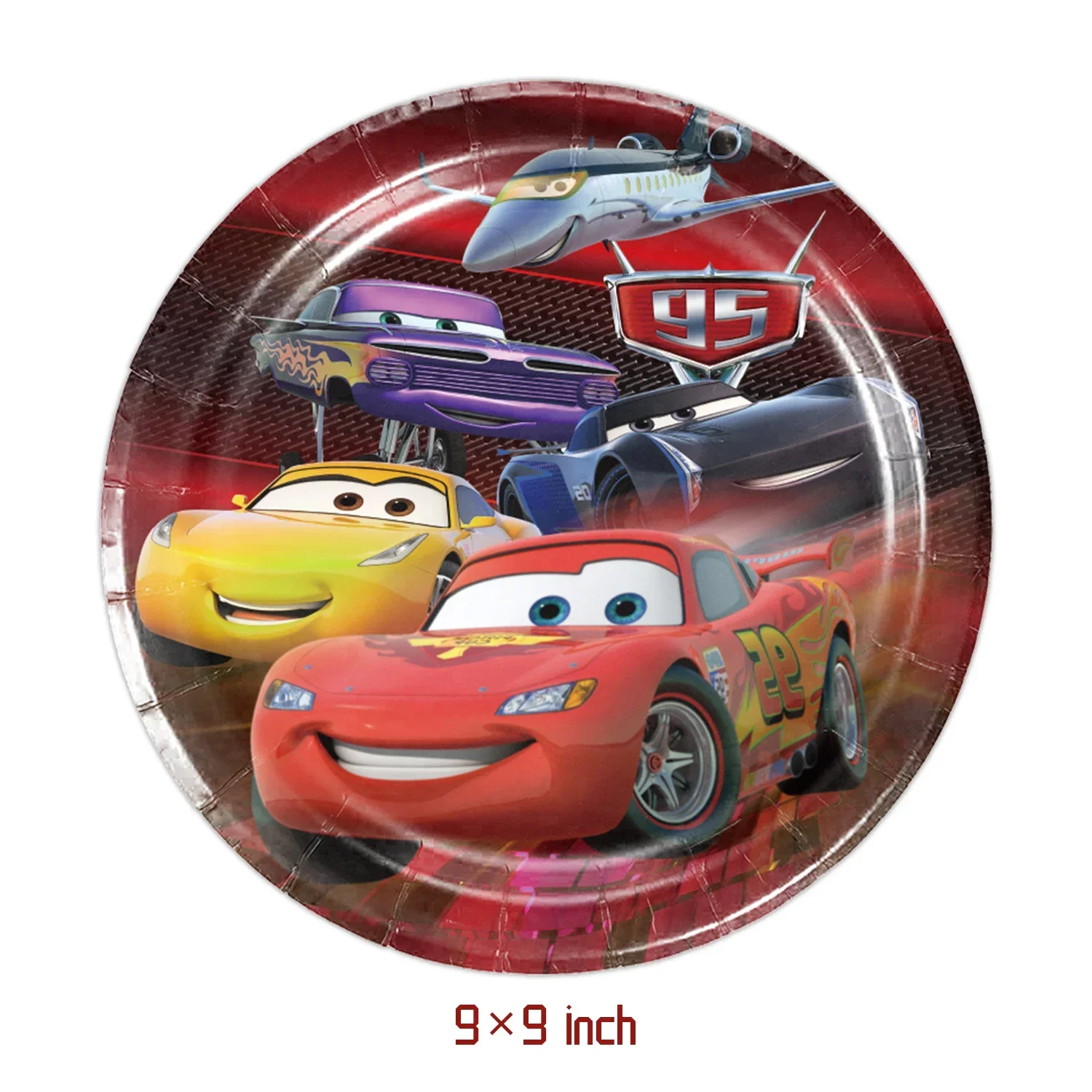 Décorations de fête d'anniversaire Disney Cars pour enfants, ballons de dessin animé, thème McQueen, fournitures de fête préChristophe