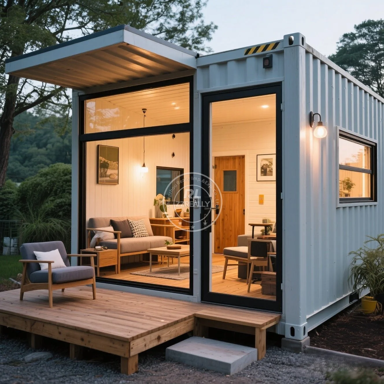 Hochwertige, schnell montierte Behälterhäuser, 20 Fuß, mobiles, faltbares Behälterhaus mit Toilette, australischer Standard