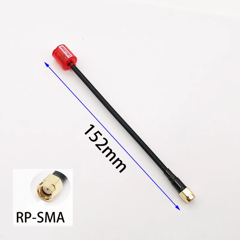 150mm Micro Lollipop 5 RHCP 5.8G FPV Antenna High Gain 2.8Dbi SMA/RP-SMA Antenna For RC Drone Transmitter Receiver DIY Part