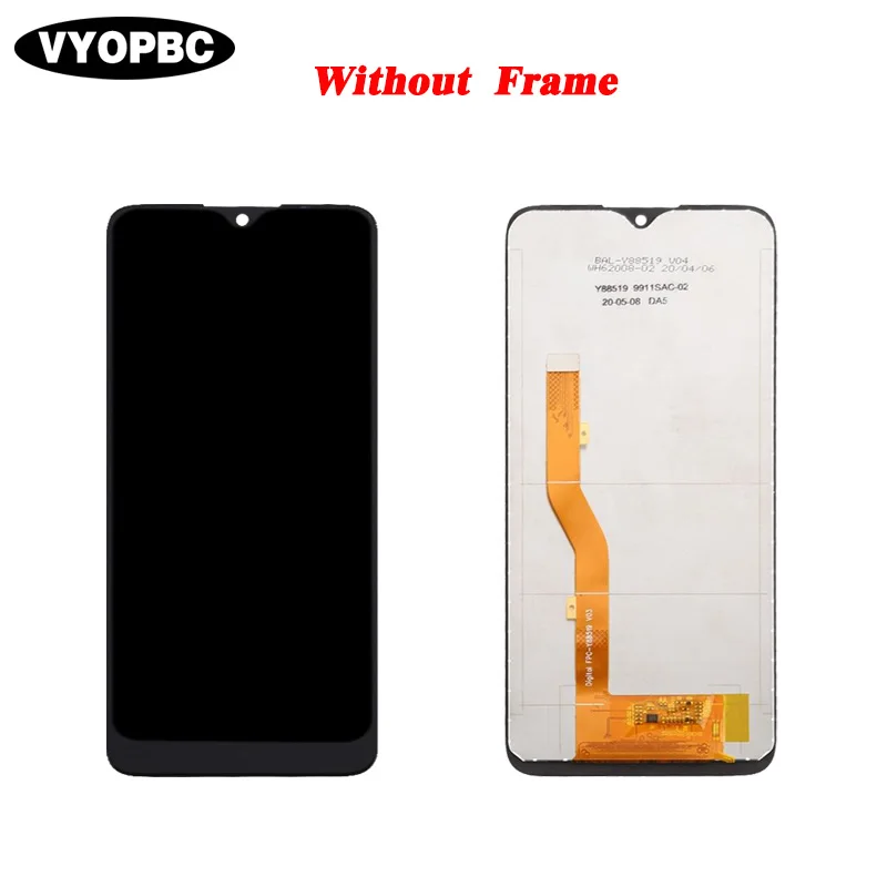 For ALCATEL 1SE 2020 Original LCD Display With Frame Panel Digitizer Assembly Repair Replacement Parts 5030F 5030U 5030D Screen