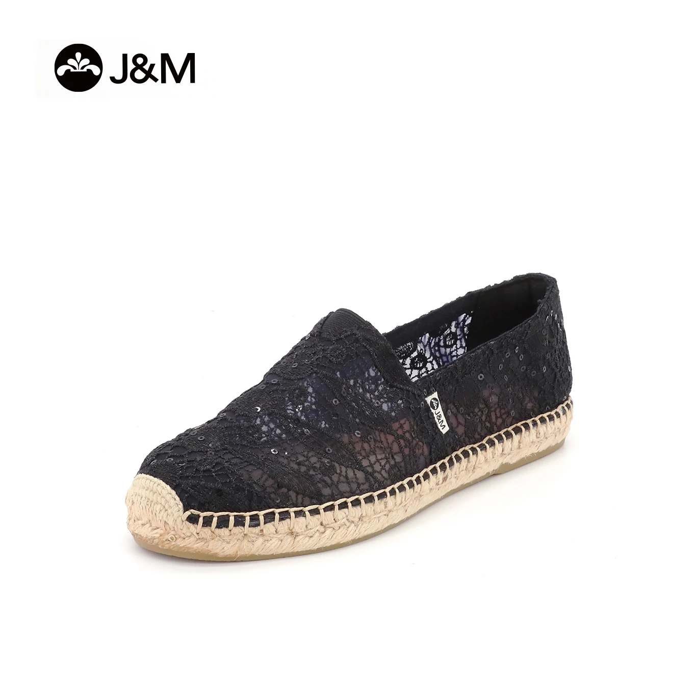 

Joy & Mario Slip-resist Mesh Lace Luxury Designe Walking Slip-on Outdoor Breathable Lightweight Women Flats Loafers