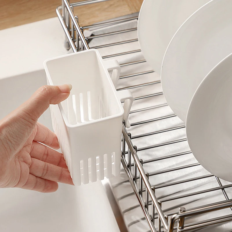 1 Pc Hanging Plastic Drainage Organizer Storage Basket Kitchen Bathroom Mini Organizers Portable Storage Box Container