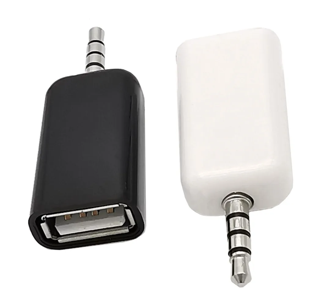 USB Female to DC3.5 Audio Converter AUX Car Audio Adapter USB Audio Adapter
