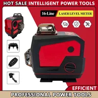 For Milwaukee 16 Lines Laser Level Meter Horn Function 360° Horizontal And Vertical Cross Green Light Self-Leveling Tool