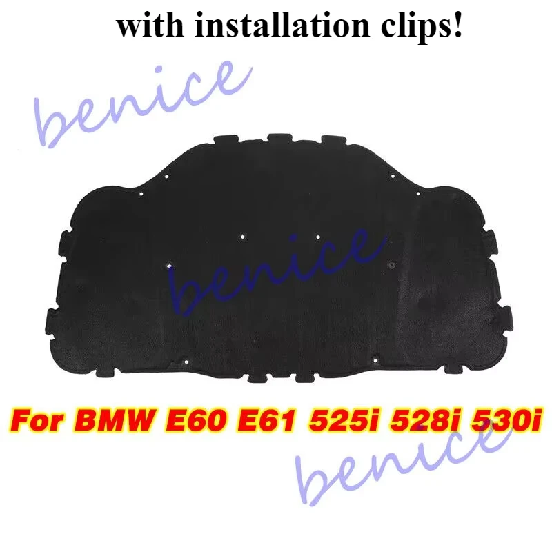 

For BMW E60 E61 525i 528i 530i 51487148208 car Engine Hood Insulation Pad