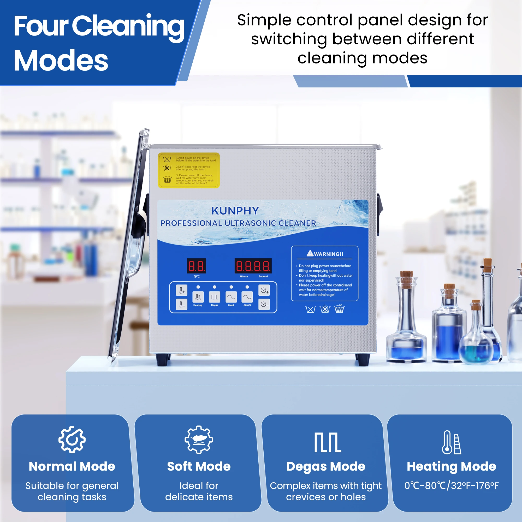 جهاز تنظيف بالموجات فوق الصوتي - مراجعة Ultrasonic Cleaning Machine 10L Digital وسعره