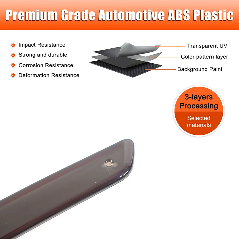 

ABS Blackened Car High-mounted Brake Light Cover Decoration Sticker Car Accessories For BMW X3 F25 2011-2017