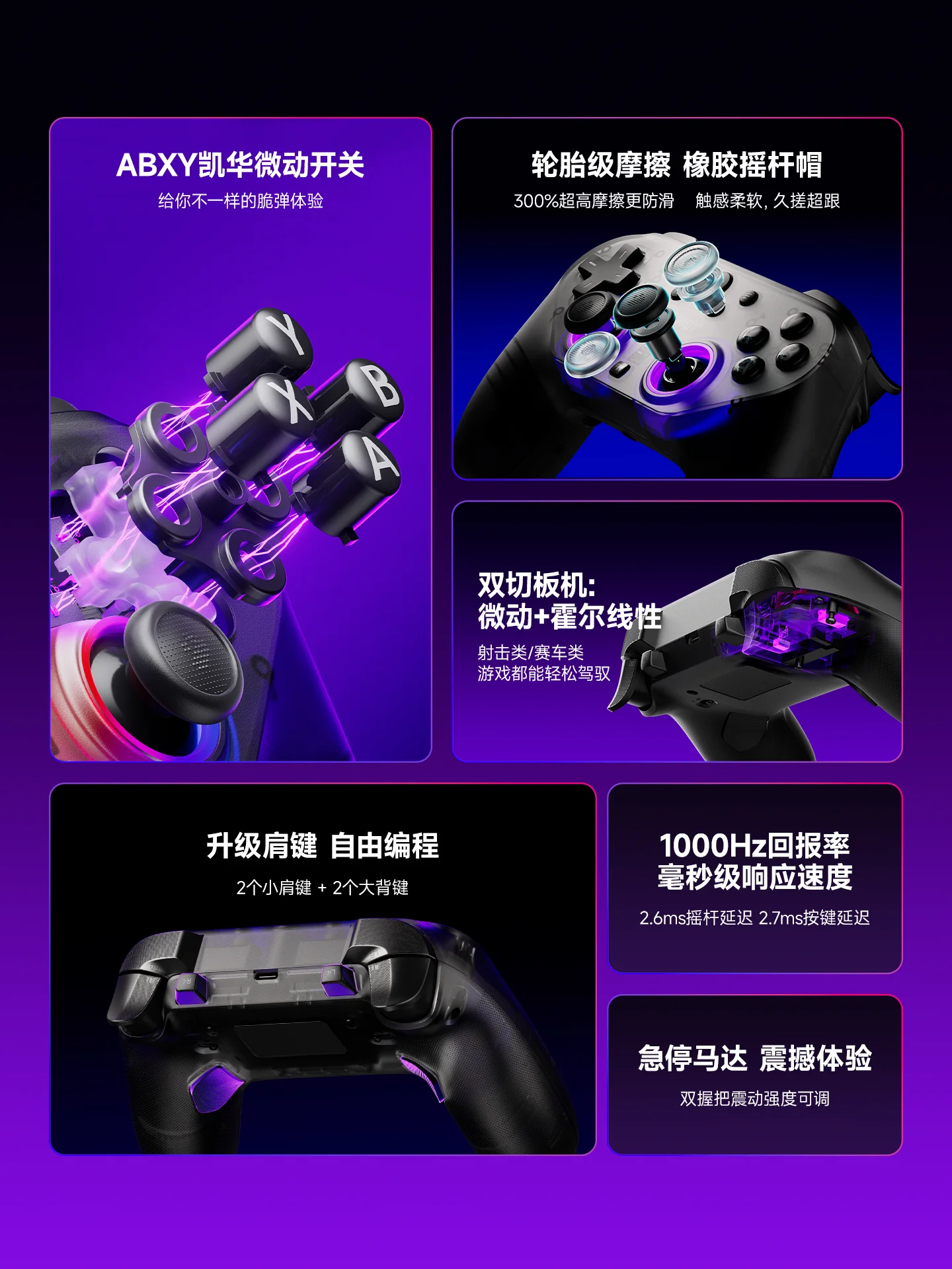 Leadjoy Saber Plus Symmetrical Handle Gaming Controller JS13 Pro